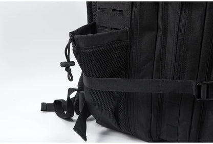45L Tactical Backpack Molle System Men's Outdoor Hiking Rucksack with Bottle Holder EDC GYM Hunting Bag for Survival