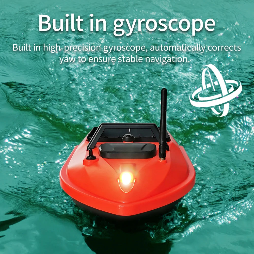 GPS Smart Bait Boat with 24 Saved Fishing Spots & Auto-Return