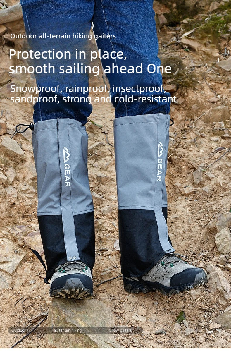Outdoor Leg Warmers Gaiter Waterproof Hiking Travel Mountain Leggings Gaiters Long Tube Leggings Warmers Foot Cover
