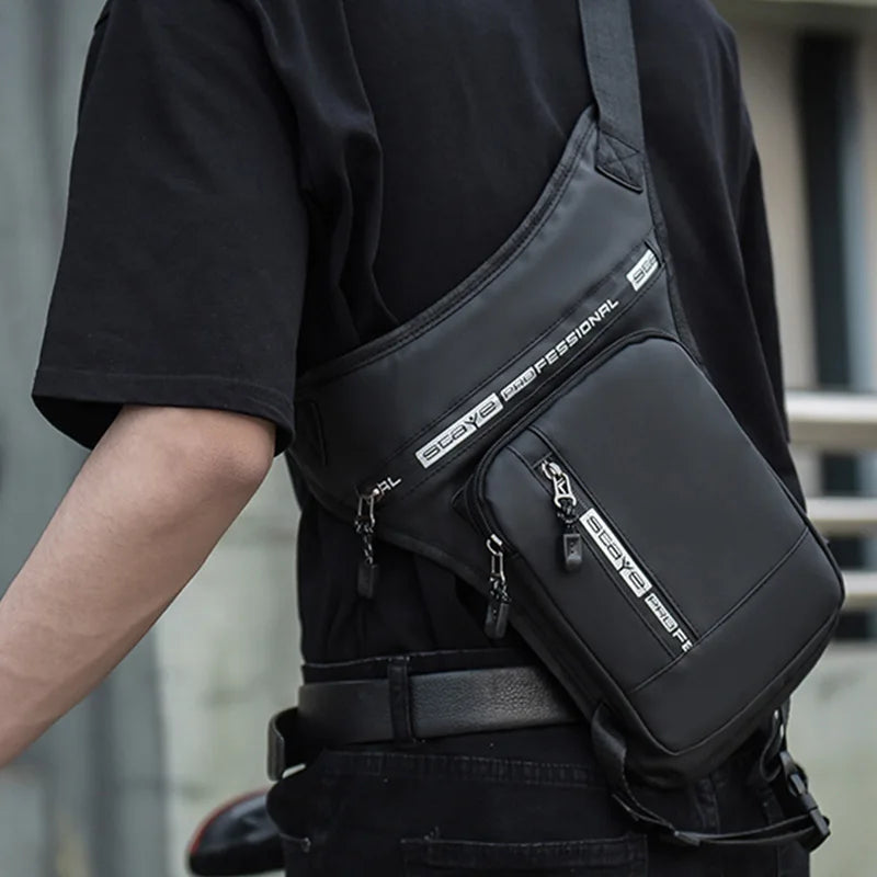 Men's and Women's Running Sports Waist Bag Multi-Functional Mobile Phone Bag Cross-Body Mini Leg Bag