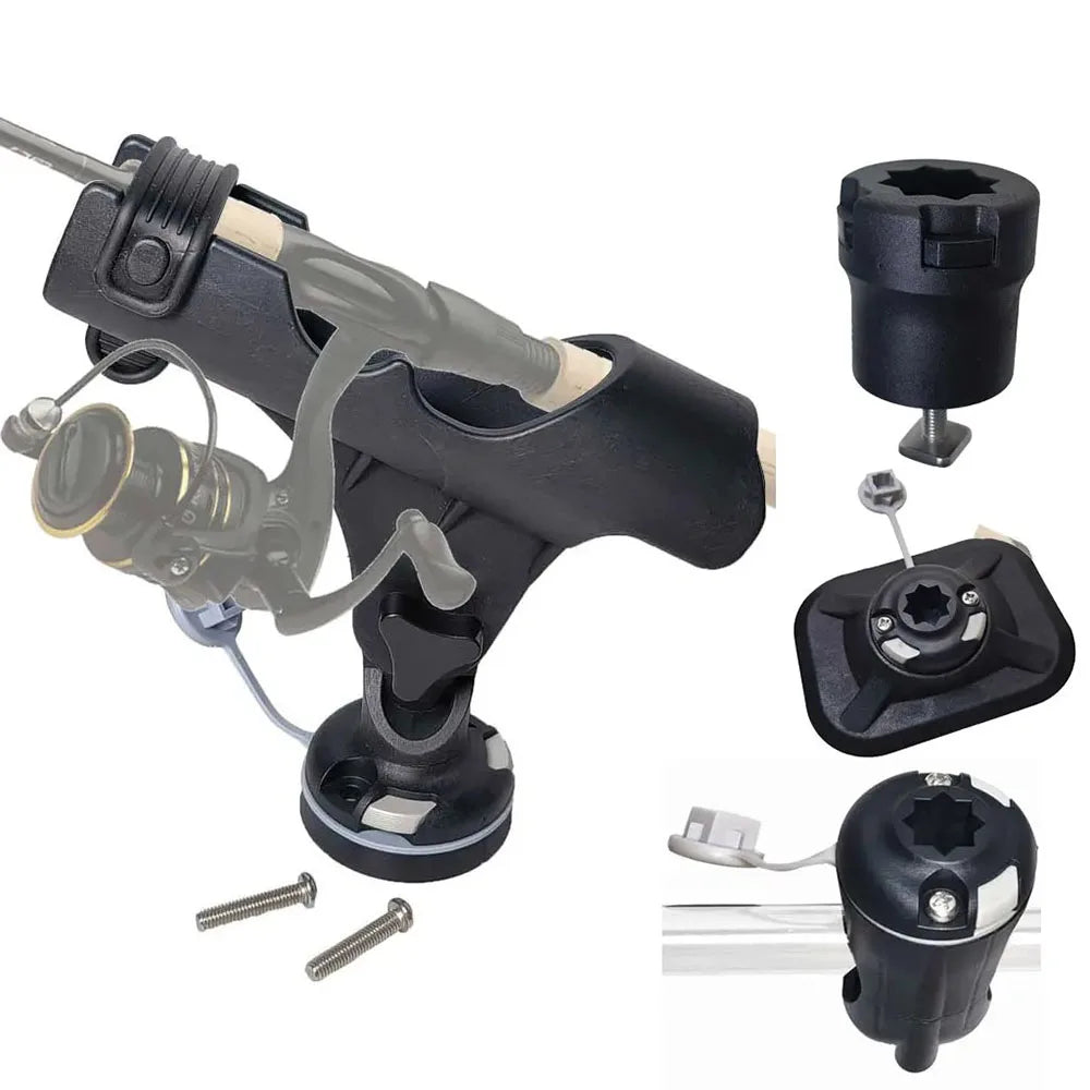 Kayak and Boat Rail Rod Holder