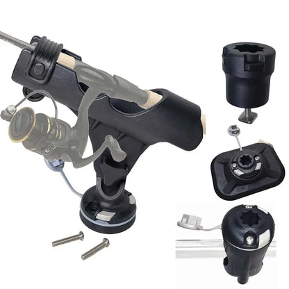 Kayak and Boat Rail Rod Holder