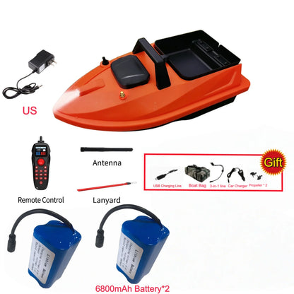 GPS Smart Bait Boat with 24 Saved Fishing Spots & Auto-Return