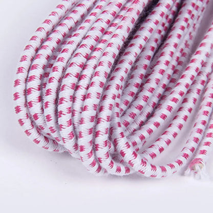 10M 2-3mm Tent Accessories Tent Pole DIY Rubber Band 2-3mm Red Dot Latex Elastic Rope Strong Underwear Elastic Rope