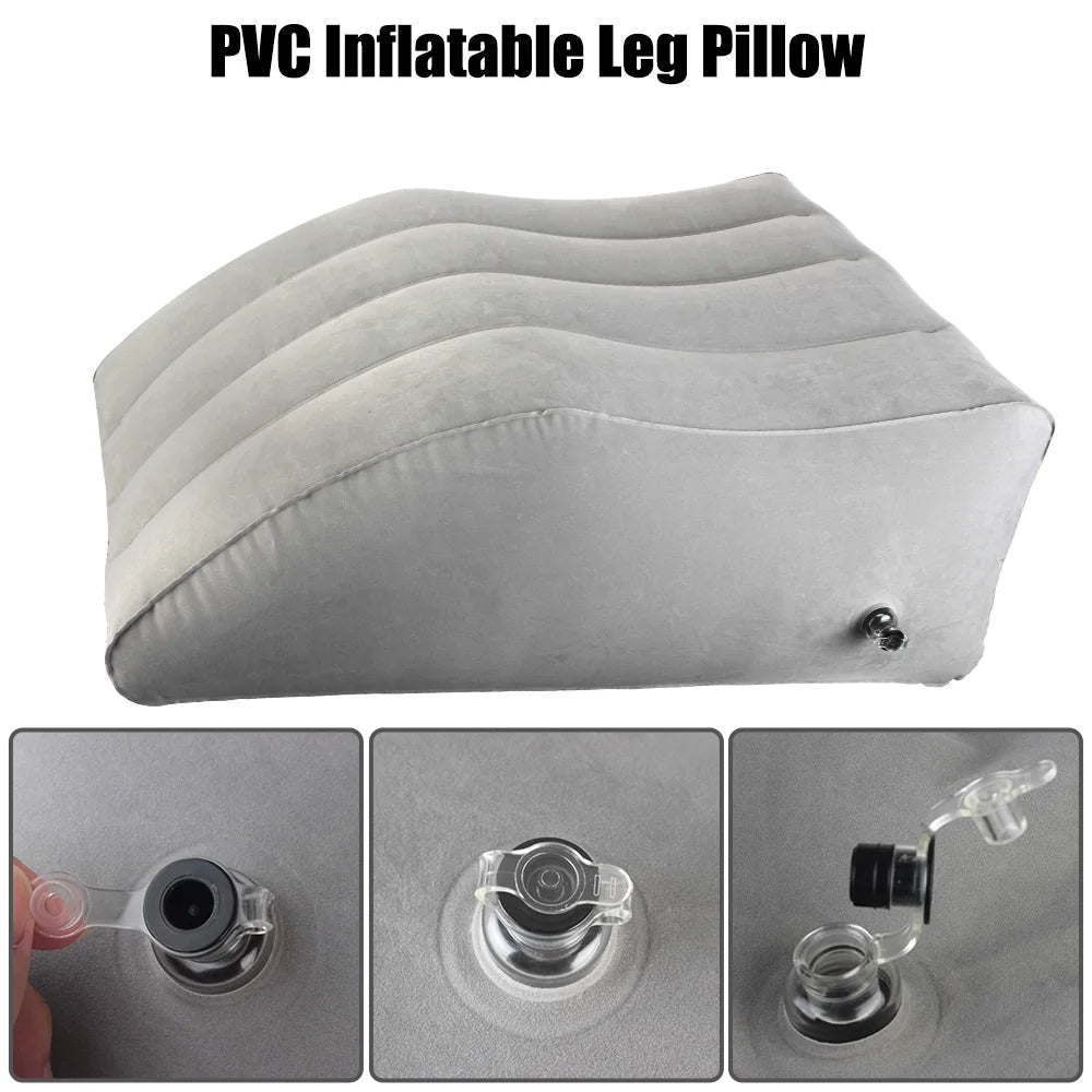 Inflatable Leg Pillow Foot Pillow Elevation Leg Pillows For Travel Camping Sleeping Wedge Pillow Knee Cushion PVC Portable