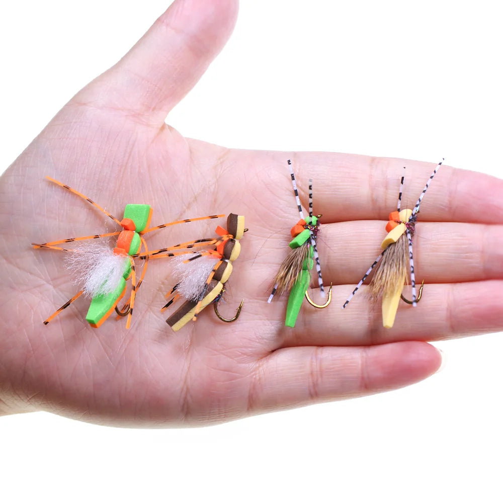 Vampfly Foam Grasshopper Hopper Flies #8