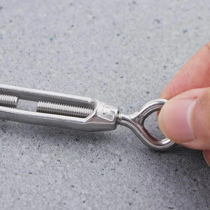 304 Stainless Steel Hooks for Camping Tent Accessories M4 Eye Turnbuckle Wire Rope Tension Hardware