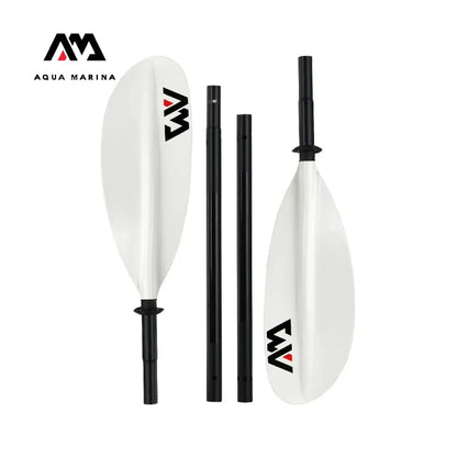 AQUA MARINA KP-1 Aluminum Alloy Double Bladed Paddle – 4-Section 230cm Kayak & Canoe Oar for Rowing & Surf Board