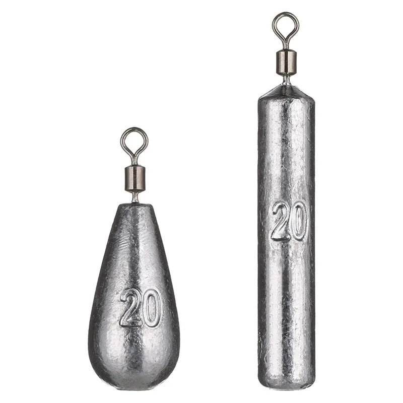 Water Drop Sinker Weights (5 Pack)