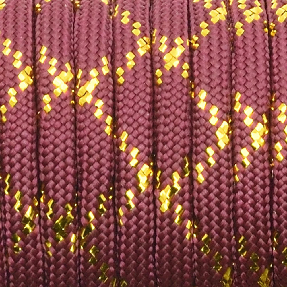 Gold & Silver 550 Paracord – Type III, 100ft, 19 Colors