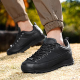 Men’s Hiking Shoes – Outdoor Trekking Anti-Slip Lightweight Sneakers with Mesh Upper (Big Size Comfort Walking Shoes)