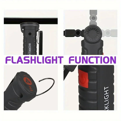 UV Light & Strong Light Flashlight USB Rechargeable Camping Lantern Pets Urine Stains Black Light Led Ultraviolet Torch Lamp
