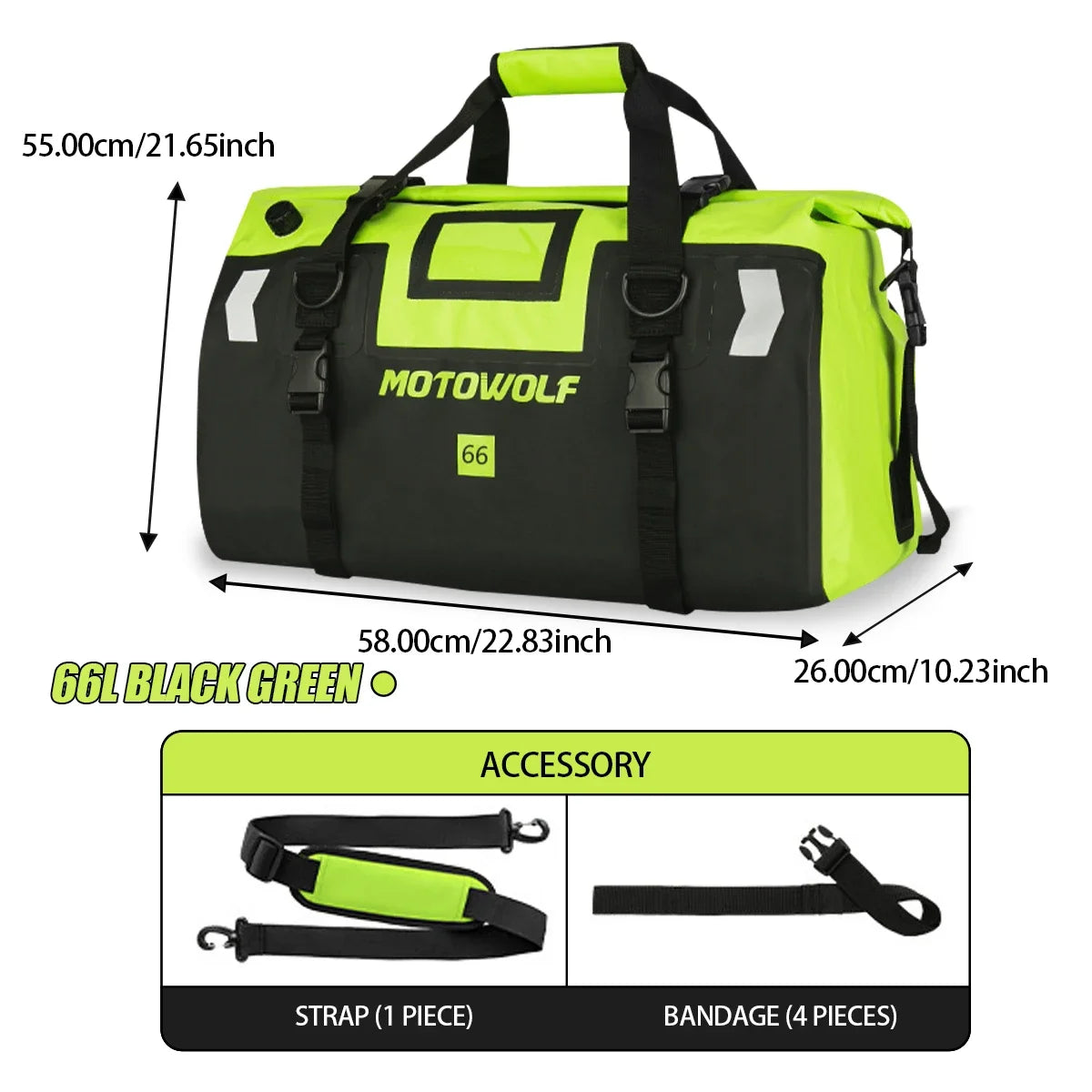 Waterproof 20L/40L/50L/66L/70L/100L Dry Storage Bag for Bicycle Mototcycle Travel, Swimming, Boating, Kayaking, Camping & Beach