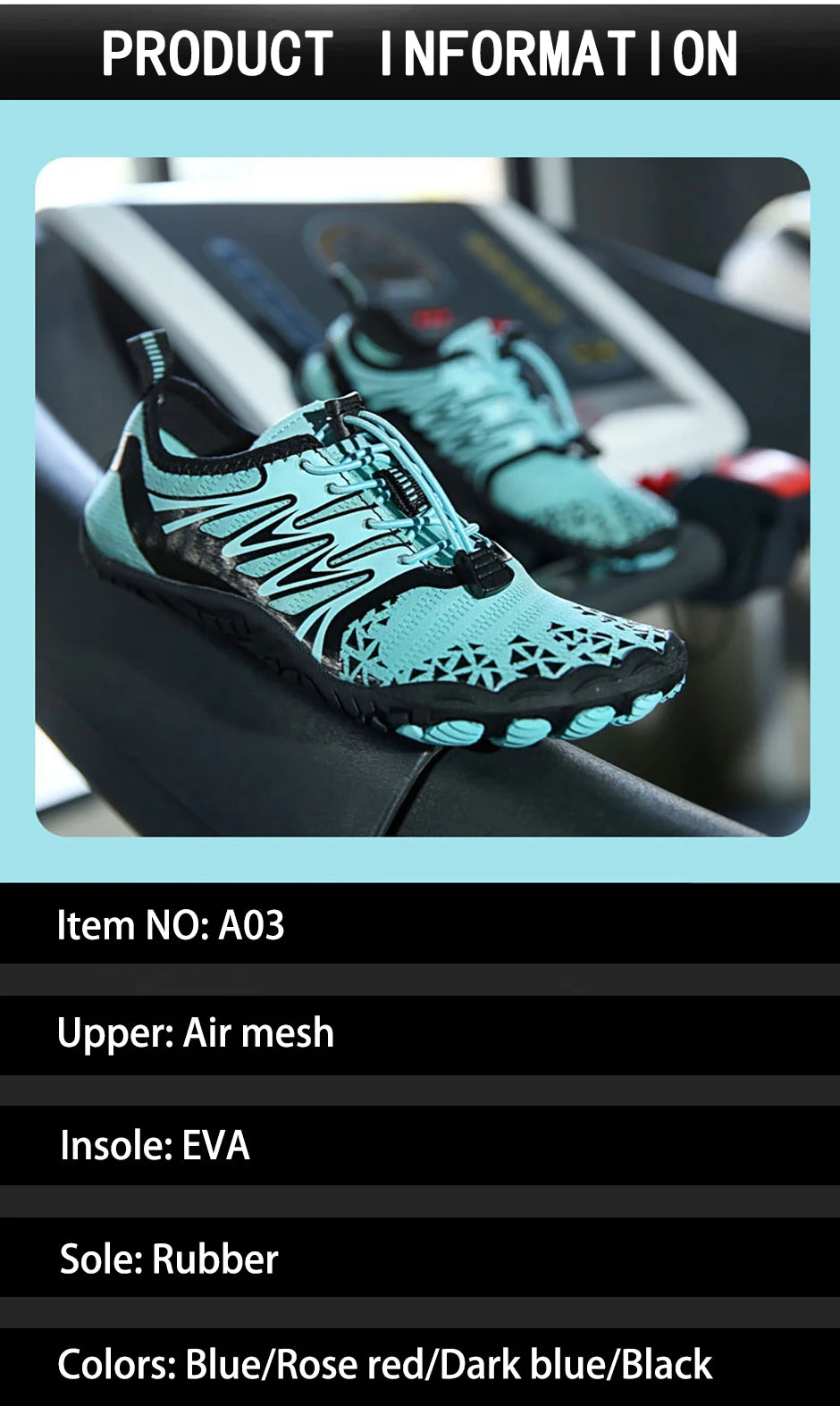 EOCENE Men Women Barefoot Outdoor Sports Aqua Shoes Quick-dry Beach Swimming Fitness Wading Hiking Cycling Water Sneakers Shoes