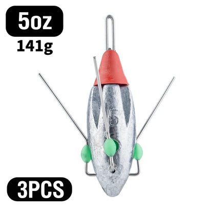 Sputnik Surf Fishing Sinkers 3-8oz (3 Pack)