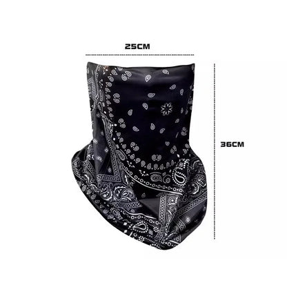 Moda Punk Unisex Summer Solar Protector Mask UV Protection Hip Hop Sports Face Neck Scarf Ear Cover for Men Women
