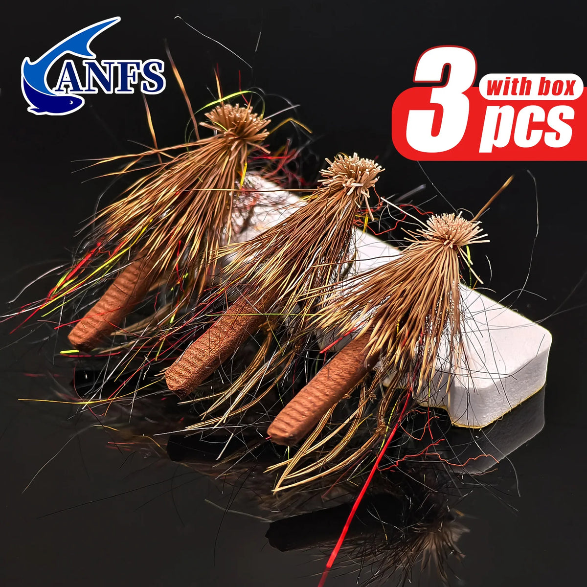ANFS Hand-Tied Mayfly Dry Flies (3 Pack)