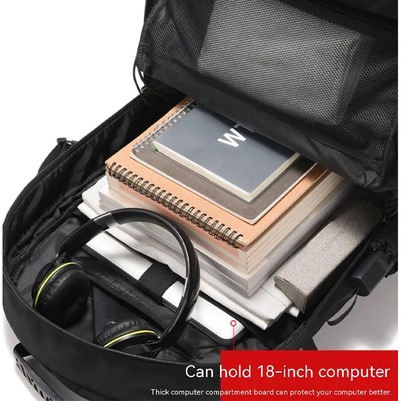 50L 80L Backpack Large Travel Backpack Men Separate Shoe Compartment Business Bag Outdoor Sports Man Black Storage Backpacks
