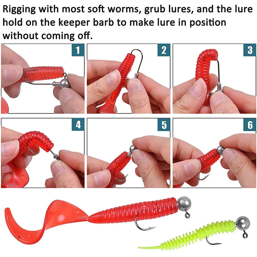 MrLurion Jig Head Hooks (1g-28g)