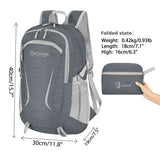 Mountaineering backpack 35 liters men's and women's outdoor sports bag waterproof camping hiking rain