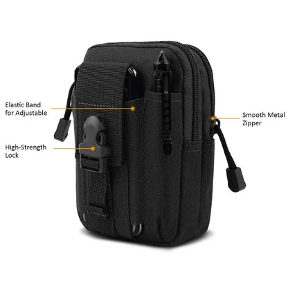Tactical Waist Bag Outdoor Hunting Molle Bag EDC Pack Multifunction Men Sport Hiking Hunting Working Tools Mobile Phone Pouch