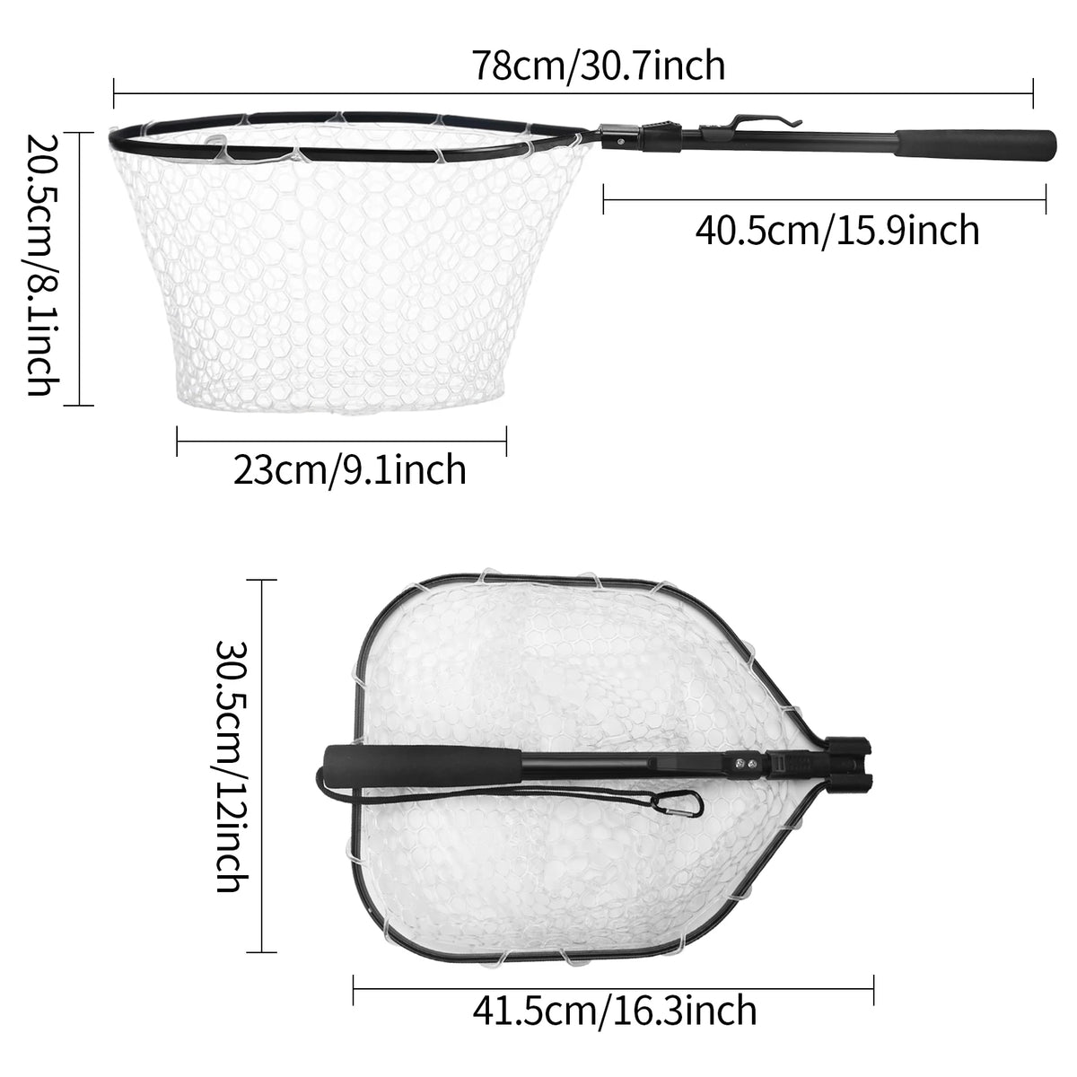 Telescopic Floating Landing Net (55-190cm)