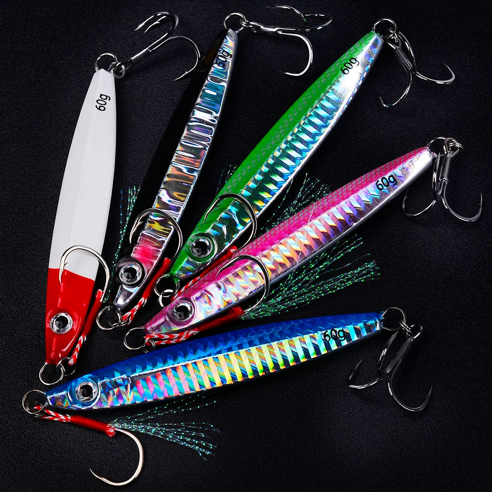 PRO BEROS 3D Eye Metal Jigs (5 Pack)