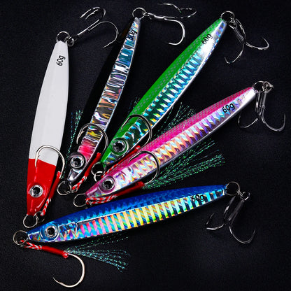 PRO BEROS 3D Eye Metal Jigs (5 Pack)
