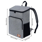 Large Capacity Insulated Backpack With  Lightweight Waterproof PEVA Travel Picnic Bags 2025 Newest Design