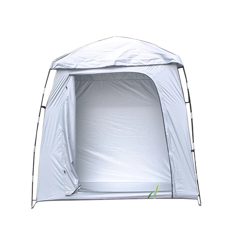 Mountain Bike Shed Tent, Outdoor Storage Tent, Waterproof Motorcycle Shelter with Floor, Bike Cover, Bikes Storage For Fishing