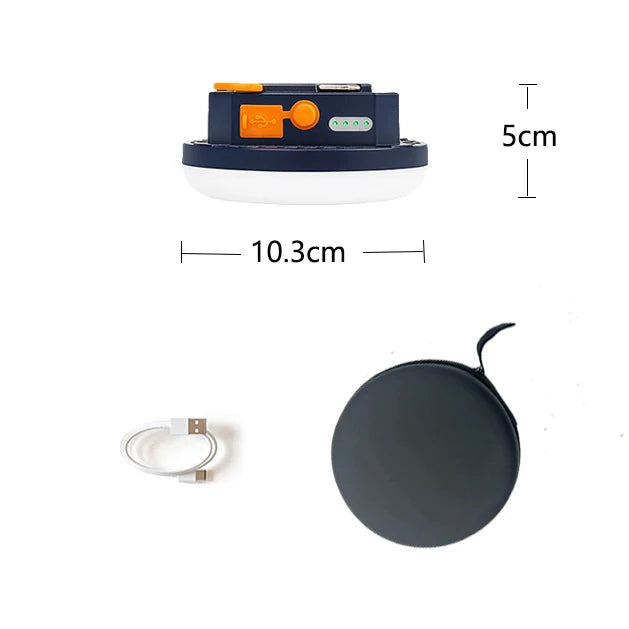 Remove Control Camping Lantern Outdoor Camping Light Rechargeable Flashlight Strong Light Portable Lanterns Power Bank Tent Lamp