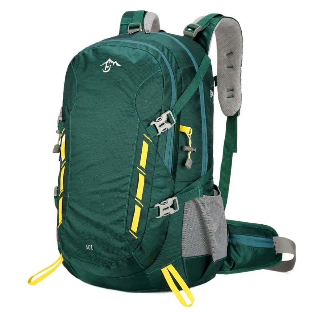 40L Mountaineering Backpack Large Capacity Stitching Sports Knapsack Waterproof Multi-Color Hiking Backpacks Outdoor Sports