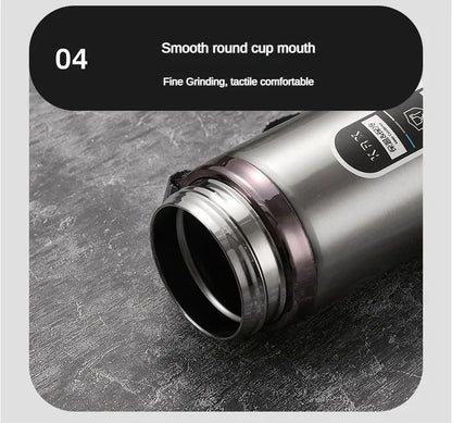 SoftAura Stainless Steel Thermos Bottle LED Temperature Display 500ML- 1L Sus304 Vacuum Flask Portable Cup  2026 New