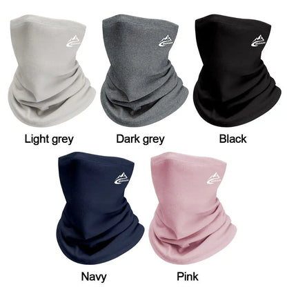 Men Women Winter Sports Bandana Running Dralon Thermal Neck Warmer Ski Hiking Cycling Riding Snowboard Scarf Windproof Headgear