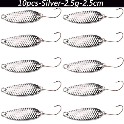 Trout Spoon and Spinner Lures (10 Pack)
