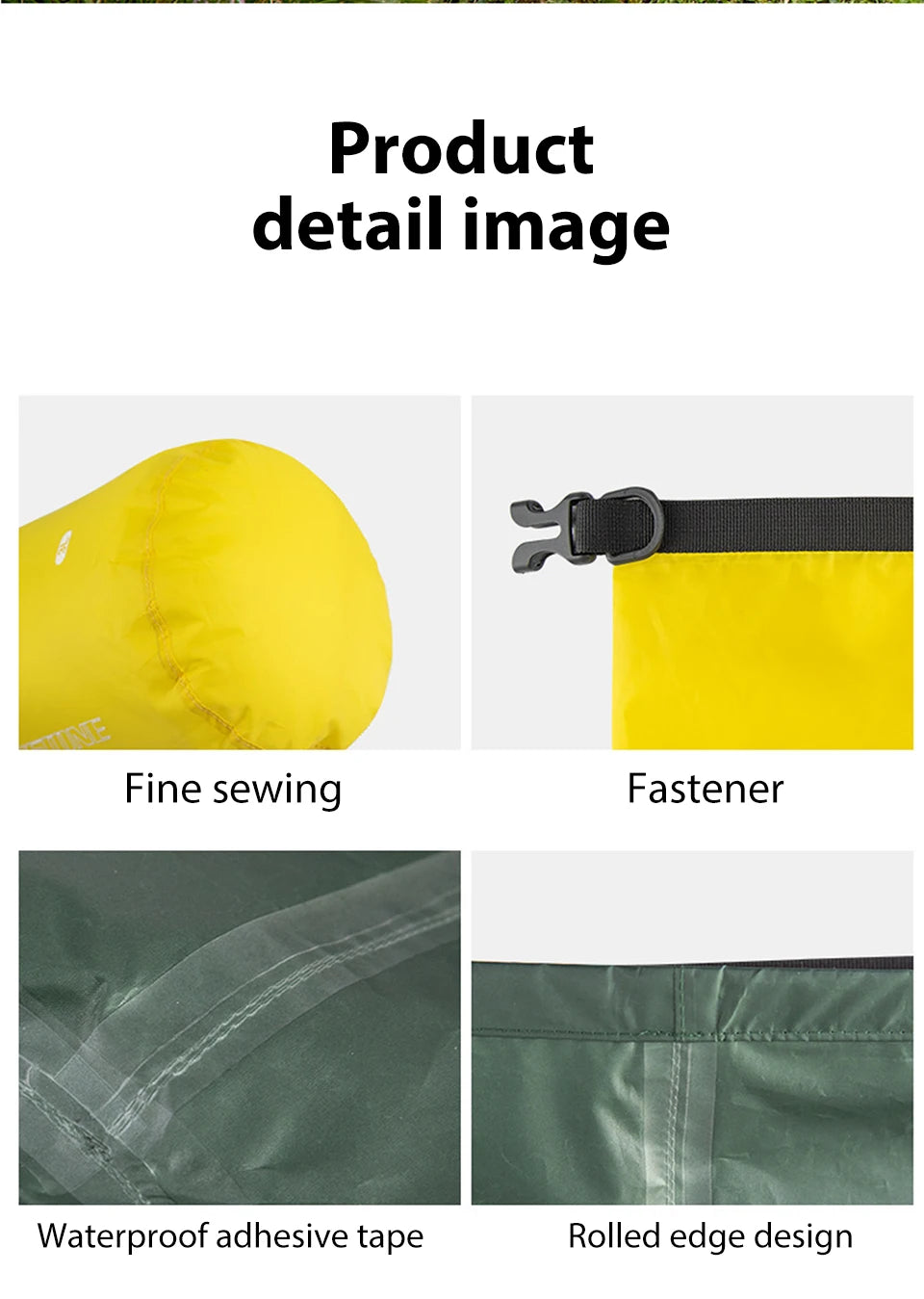 3/8/12/15/25/35/75L Waterproof Dry Bag Sack Ultralight Drifting Swimming Clothes Storage Bag for Camping Boating Hiking Rafting