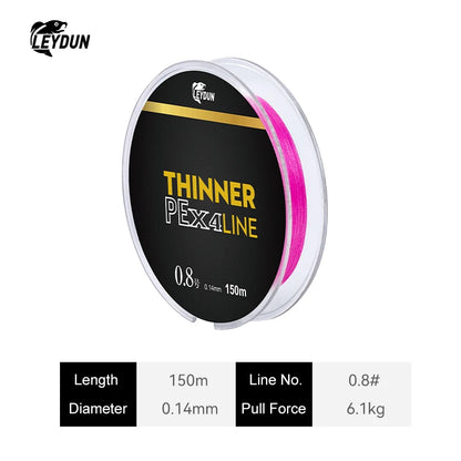 Leydun Micro Thin 4-Strand PE Line