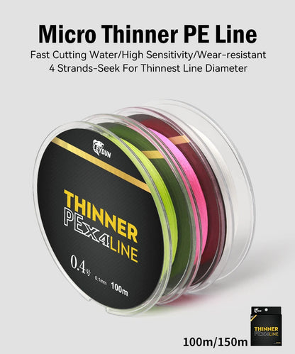 Leydun Micro Thin 4-Strand PE Line