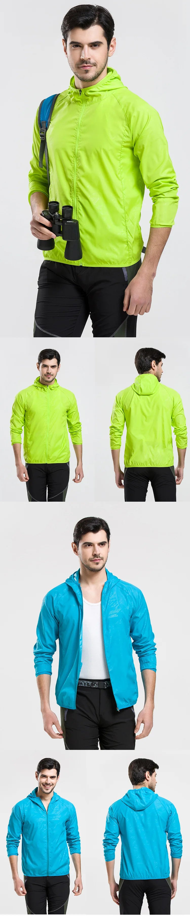 Waterproof Quick-Dry Camping Rain Jacket