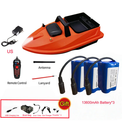 GPS Smart Bait Boat with 24 Saved Fishing Spots & Auto-Return