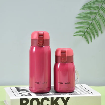 200ML/300ML Mini Insulated Cup Stainless Steel Pocket Cup Car Vacuum Flasks Coffee Cup Portable Leak-proof Thermal Water Bottle