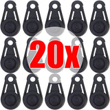 Camping Tent Canopy Clip Outdoor Camping Rainproof Tarpaulin Rope Alligator Clips Awning Tighten Fixed Buckle Tent Accessories