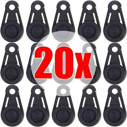 Camping Tent Canopy Clip Outdoor Camping Rainproof Tarpaulin Rope Alligator Clips Awning Tighten Fixed Buckle Tent Accessories