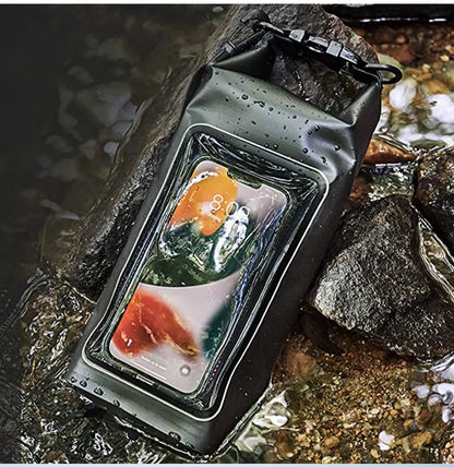 2L/5L PVC Swimming Waterproof Bag,Mobile Phone Waterproof Dry Bag for Trekking Drifting Rafting Surfing Boating Storage Bag