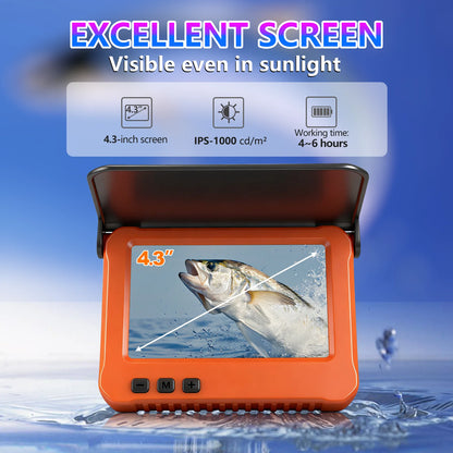 HD Underwater Fishing Camera with Video Recording & Night Vision