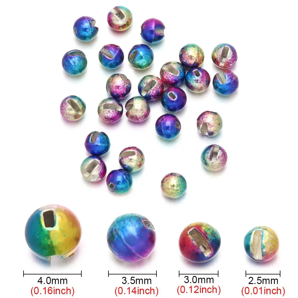 Slotted Tungsten Fly Tying Beads (25 Pack)