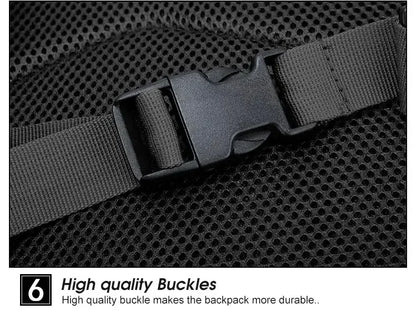 2Q-50L Tactical Backpack Men's Travel Large Capacity Rucksacks Men Waterproof Outdoor 1Sports Multi-functional Bags