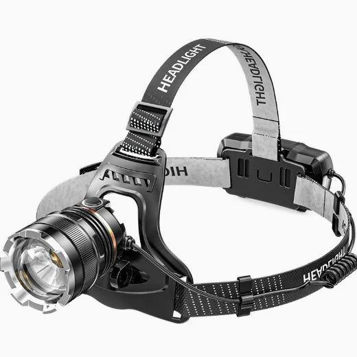 Rechargeable LED Headlamp Powerful Head Flashlight Optional Motion Sensor for Fishing Camping Rescue