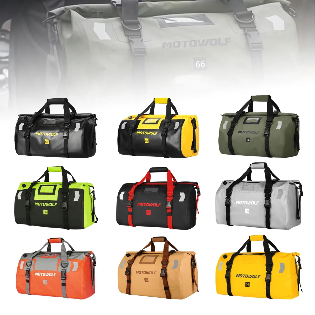 Waterproof 20L/40L/50L/66L/70L/100L Dry Storage Bag for Bicycle Mototcycle Travel, Swimming, Boating, Kayaking, Camping & Beach