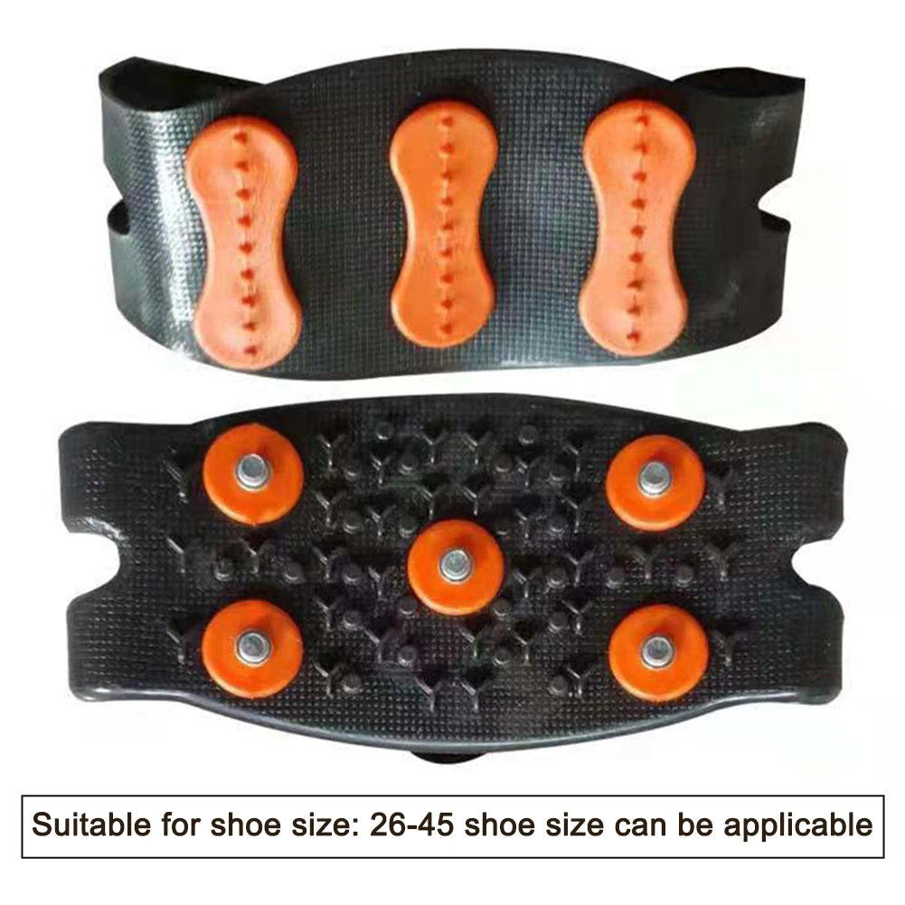 10/5 Teeth Shoes Ice Cleats Climbing Crampons Anti-Slip Winter Ice Claws Unisex Mountaineering Cleats Walking Hiking Accessories